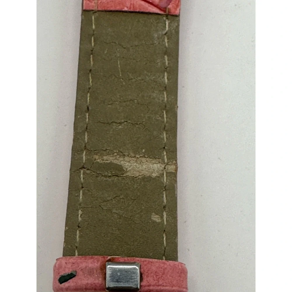Fossil jr-8643‎ Womens Watch Pink Band Dial New Battery 31MM 8